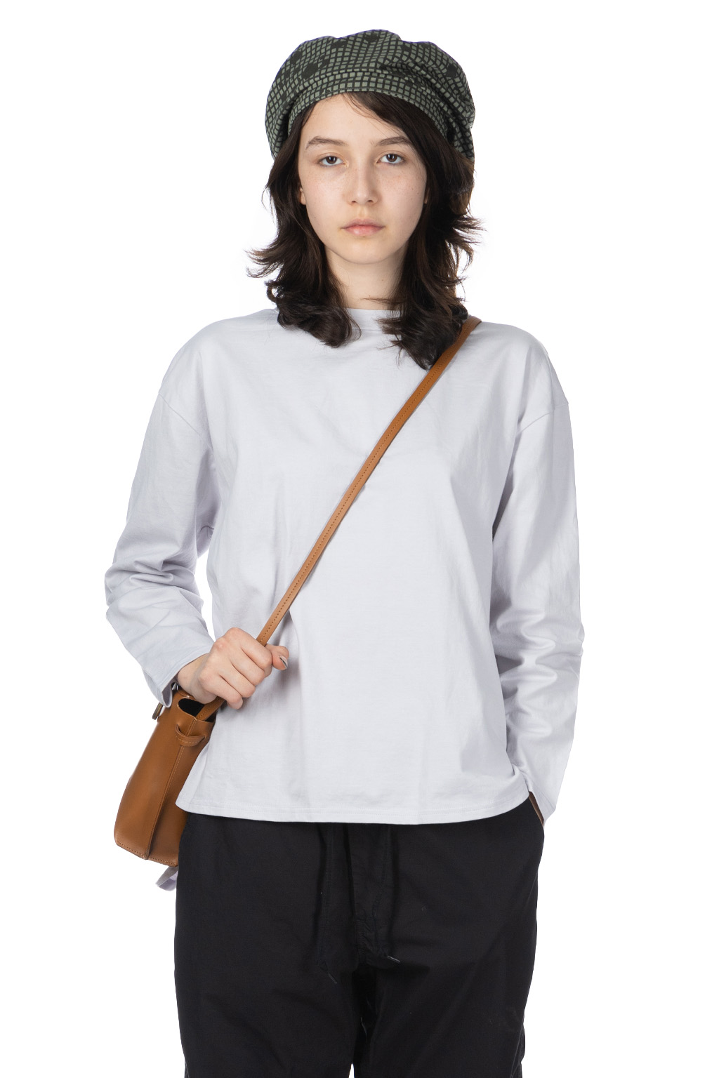 NARU  - Jersey Crewneck Pullover - Light Grey